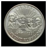 1991-D Comm. Mt. Rushmore Half Dollar Unc. Clad