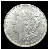 1921-D Morgan Dollar AU