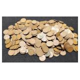 (5) Hundred Wheat Cents Sold By The Hundred