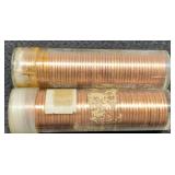 (2) 1968 Rolls Unc. L. Cents D&S BU