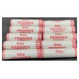 (10) Rolls 2009 L. Cents BU Professional Life