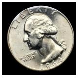 1964-D W. Quarter BU