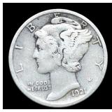 1921 M. Dime VG
