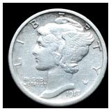 1917-D M. Dime F12