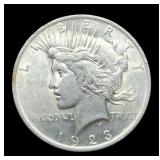 1923 Peace Dollar AU