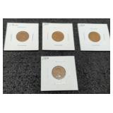 (4) 1910 VF L. Cents