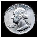 1947-D W. Quarter Unc.