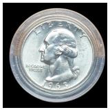 1963 W. Quarter Gem BU