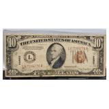 1934A $10 Hawaii FR Note