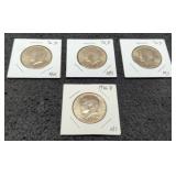 (4) 1976-D Kennedy Bicentennial Half Dollars MS