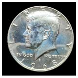 1968-S Silver Proof Kennedy Half Dollar