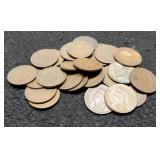 (30) Indian Head Cents Back To 1889