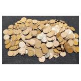 (5) Hundred Wheat Cents Sold By The Hundred
