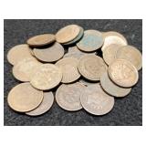 (30) Indian Head Cents Back To 1889