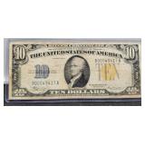 1934A $10 N. Africa Silver Certificate