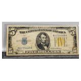 1934A $5 N. Africa Silver Certificate