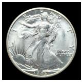 1945-D W. Liberty Half Dollar MS63