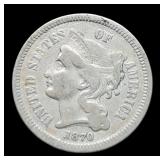 1870 Three Cent