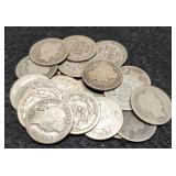 (20) Barber Dimes