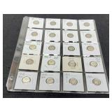 (20) Different Mercury Dimes, Several BU