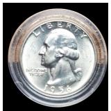1956-D W. Quarter BU