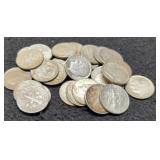 (30) Silver Roosevelt Dimes