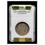 1907-D Barber Half Dollar Slab HCGS Certified