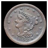 1853 Half Cent Nice High Grade