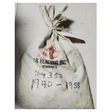 Bag Of 5,000 Wheat Cents 1940-1958