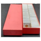 Coin Storage Box w/ 245 L. Cents In 2x2
