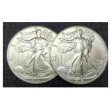 (2) 2021 T2 Silver Eagles