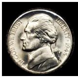 1945-D J. Nickel Gem BU