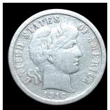 1916 Barber Dime VG