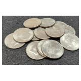 (13) 1976 Kennedy Bicentennial Half Dollars