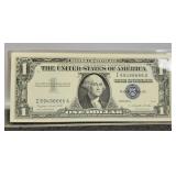 1957A $1 Silver Certificate Note Unc.