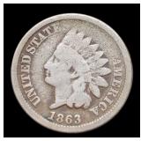1863 Indian Head Cent