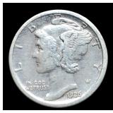 1926-S M. Dime F+