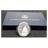 1994-S Proof Silver Dollar Comm. U.S. Capitol w/