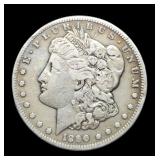 1890-CC Morgan Dollar VF+