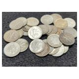 (30) Silver Roosevelt Dimes