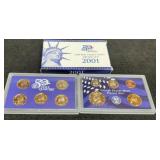 2001 10 Coin Proof Set