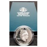 1990 Proof Silver Dollar Comm. Ike w/