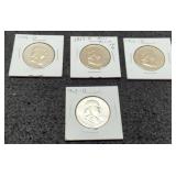 (4) F. Half Dollars: