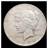 1934 Peace Dollar