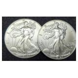 (2) 2023 Silver Eagles
