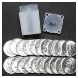 Full Gem BU Roll 1922 Peace Silver Dollars MS63/64