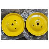 NOS ERTL / Eska Pedal Tractor Front Rims John Deer