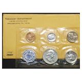 1958 US Mint Silver Proof Set in Envelope