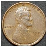 1909 VDB Lincoln Wheat Cent Nice