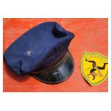 Military Officers Cap & Fï¿½ssen Germany Patch